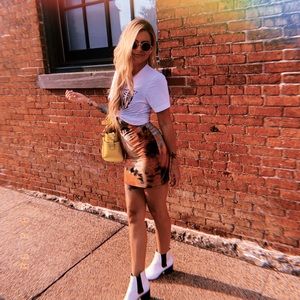 Tie dye bodycon dress